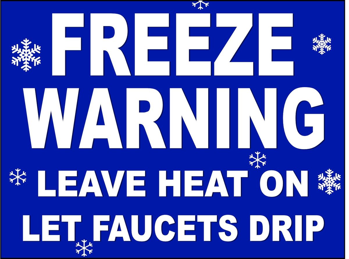 Benton Utilities: Freeze Precautions