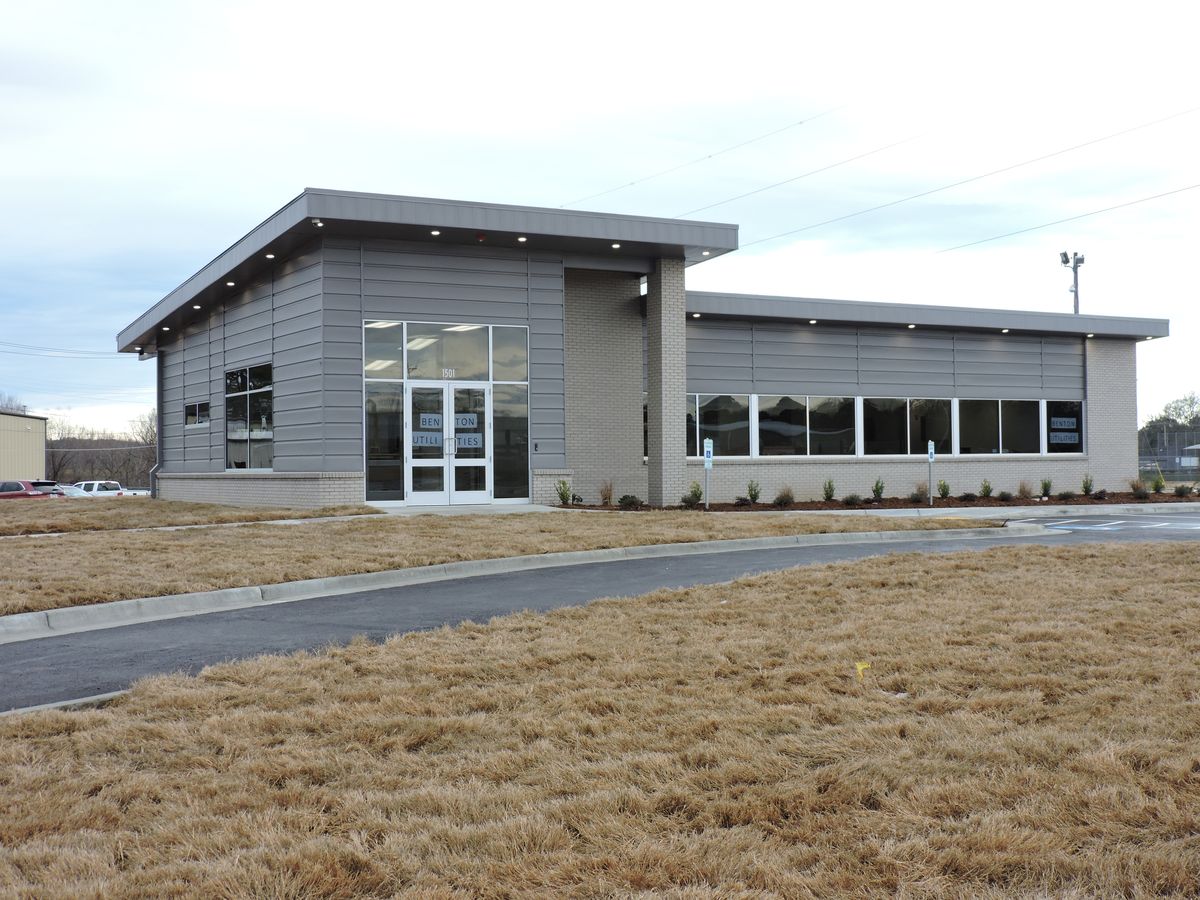 Benton Utilities billing office at 1501 Citizens Way in Benton, Arkansas